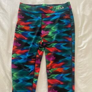 Fila Fun multi color running/yoga pants